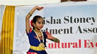 Bharatnatyam Fusion Dance by Dishita Gogoi at Anisha Stoneyards Cultural Event #bharatanatyam #dance