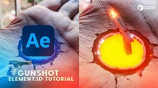 Ultimate GUNSHOT Element 3D & After Effects Tutorial 🔥🔥🔥