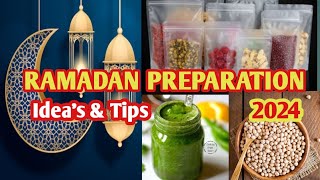 Ramadan preparation 2024 | Ramadan prep ideas & Tips For Time save 😍| Ramadan vlog1