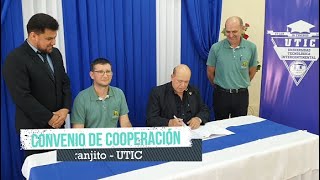 Convenio de Cooperación entre la Coop. Naranjito y la UTIC