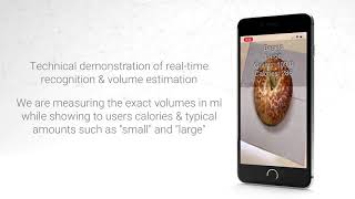 Real-time food recognition and amount estimation