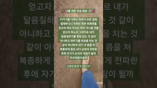 🌿자기가 도리어 버림이 될까🌿/고전 9:25~27/맨발 걷기 좋은 날 225/앞산 맨발산행루틴