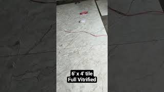 6' x 4' tile Full Vitrified 💲💲 #shortsvideo #viral #ytshorts #ad #tiles #vitrified