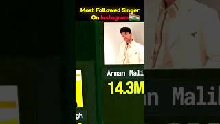 Most Followed Indian Singer On Instagram #instagram #instagramfollowers #shorts