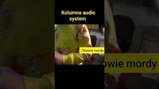 kolumna na głośnikach  audio system