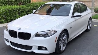 2016 BMW 535i Alpine White with M-Sport Package Walk Around