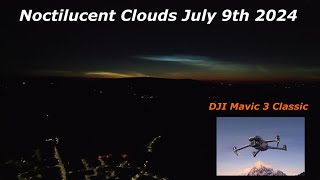 Noctilucent Clouds Aerial Nightscape July 9th 2024 - DJI Mavic 3 Classic