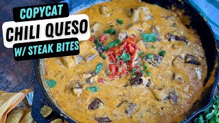 Chili Queso Recipe…with Steak Bites! (Chili’s Queso Copycat)