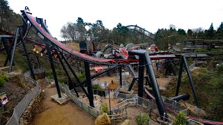 Nemesis Reborn Construction Time-lapse - Alton Towers Resort