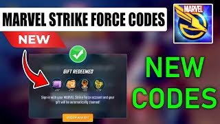 MARVEL STRIKE FORCE CODES 🆕 HOW TO REDEEM CODES IN MARVEL STRIKE FORCE