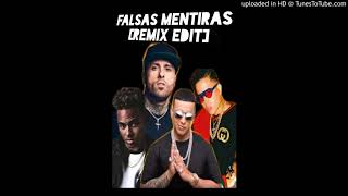 OZUNA FALSAS MENTIRAS (REMIX EDIT) F.T NICKY JAM + DADDY YANKEE + DE LA GHETTO