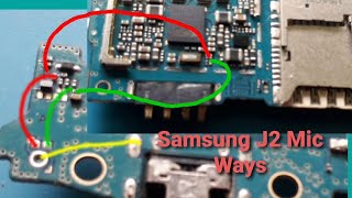 Samsung j2 Mic Ways Jumper Solution