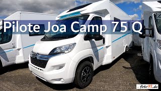 Motorhome Pilote JOA CAMP 75Q - cheap and great comfort