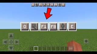 Como tener nuevos botones en Minecraft PE/Bedrock - (F1,F5,Q y Mas!)