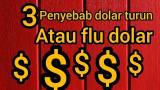 penyebab dolar turun atau flu dolar