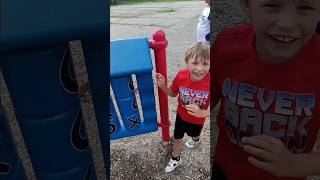 Tic Tac Toe Battle 🪖🫡 At The Playground X/O Isaac vs Dad #tictactoe #playground