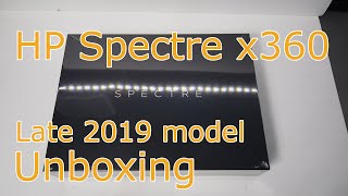 HP Spectre x360 Laptop Unboxing (Late 2019 model)