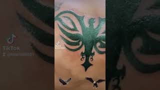 Tribal Eagle #tattoo #tribaltattoo #tribal #eagle #eagletattoo #ytshorts #tiktok #backtattoo