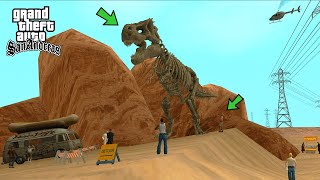 شاهد وجدت أكبر ديناصور في تاريخ قراند سان أندرياس | GTA San Andreas The Biggest Dinosaur