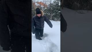 Сильный снегопад в Москве и МО ❄️ Вас тоже завалило снегом? 🌨️ Bo$ton в шоке!