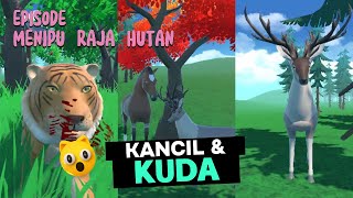 kartun Kancil dan kuda episode mengelabui raja hutan