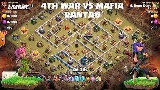 TH12 TH11 war attack Strategy | PK vs Mafia Rantau 4th WAR