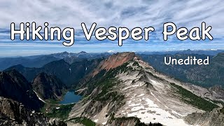 Vesper Peak and Frozen Lake Unedited | Solo Hiking in Washington State