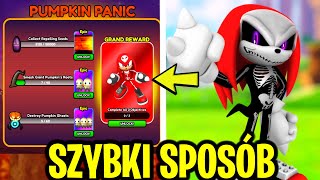 JAK SZYBKO ZDOBYĆ SKELETON KNUCKLES W PUMPKIN HILL W SONIC SPEED SIMULATOR