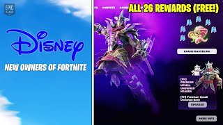 Fortnite was Bought by Disney! | TMNT Battle Pass All Free Rewards