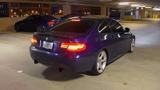 Loud 335i with VRSF downpipes/muffler delete | Accelerations and messing around