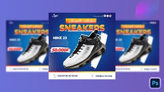 AFFICHE E-COMMERCE AVEC PHOTOSHOP