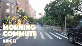 NYC Morning Commute Ride 12 | Upper West Side to Hell's Kitchen