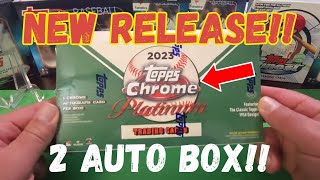 NEW RELEASE 2023 Topps Chrome Platinum Baseball HOBBY BOX Whats Inside?