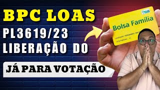 BPC LOAS receber bolsa famlía PL 3619/23 já para votação | Passos decisivos