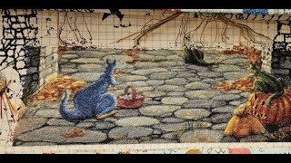 Flosstube 123: Feb stitching (not a t-rex)