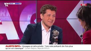 Julien Bayou, député EELV,  encourage la désobéissance civile en direct sur BFMTV/RMC