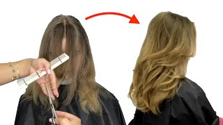 How To Cut Your Own Hair Into Layers Cascade | Layers Haircut Tutorial Step By Step Eva Lorman