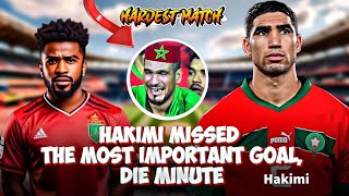 No Hakimi, Acrhaf Hakimi Best Defender Missing The Most Important Goal Ever (AFCON 2023)