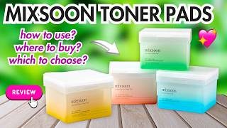 ✨ K-Beauty Guide: MIXSOON Toner Pads | ALL Mixsoon Toner Pads Review 🏆 Best Korean Toner Pad 2025 🇰🇷