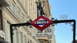 Metro de Madrid Estación de Gran Vía