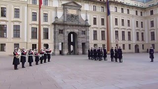 Changing of the guard at Prague Castle