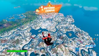 Mi VICTORIA CAMPAL con CORONA skin de SPIDERMAN | FORTNITE | El Sabanero