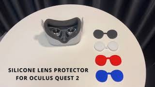 VR ACCESSORY - SILICONE LENS PROTECTOR for Oculus Quest 2 presented by Vortex Virtual Reality®