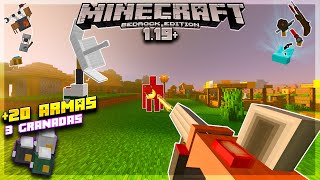 Addon de Armas para Minecraft Pe 1.19 - 1.18.10 | Parte #2