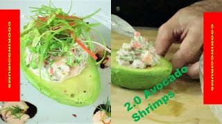 Avocado Shrimps Salad #Avocado #Shrimps #Salad #Healthy #Yummy