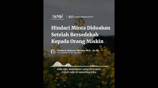 minta didoakan setelah bersedekah (Raehanul Bahraen)