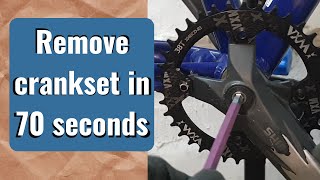 How To Remove Bike Cranks in 70 seconds