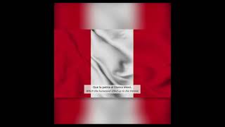 Peru National Anthem | Himno Nacional del Perú | #shorts  #Allanthem