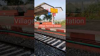 Peaceful Village Rural Indian Railways Station Train Travel video  Passenger local people lifestyle