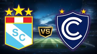 SPORTING CRISTAL VS CIENCIANO RELATO EN VIVO 🔴